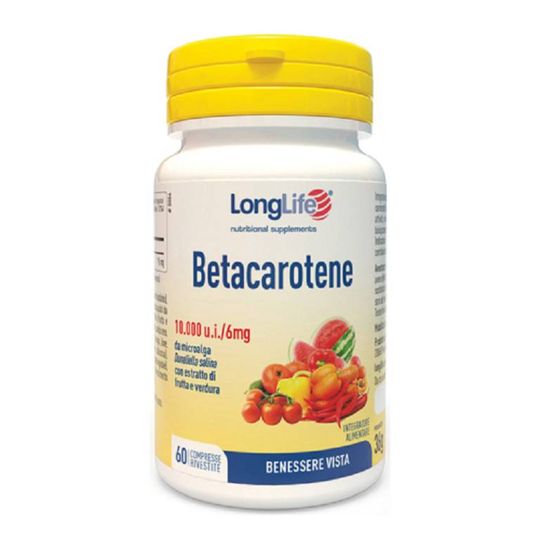 LONGLIFE BETACAROTENE 60CPR