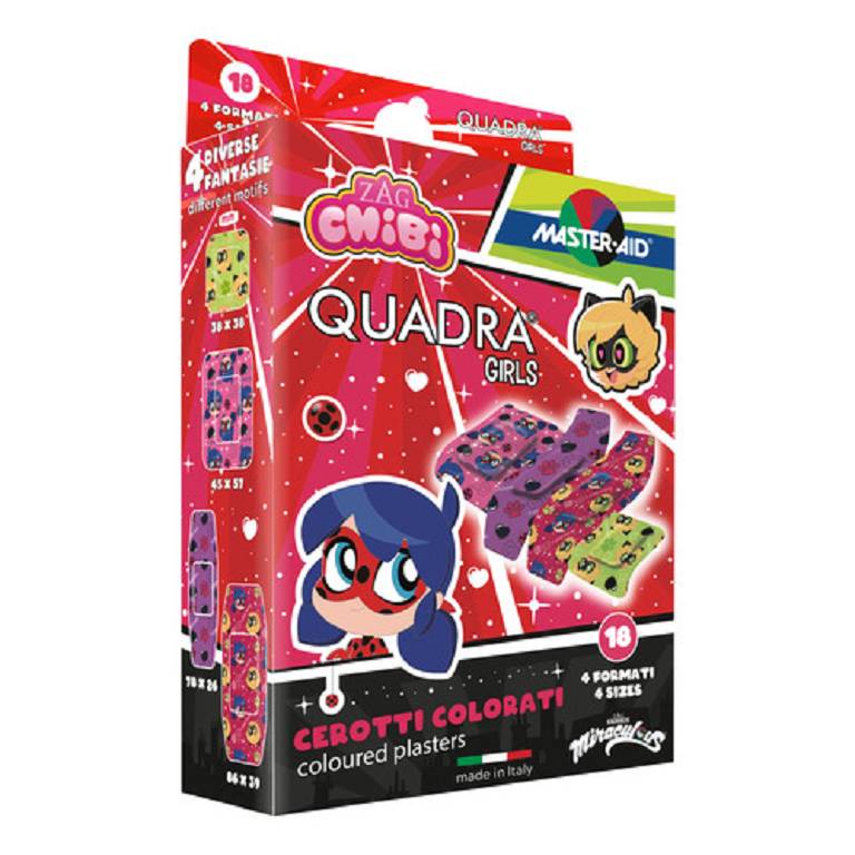 M-AID QUADRA GIRL LADY BUG 18P