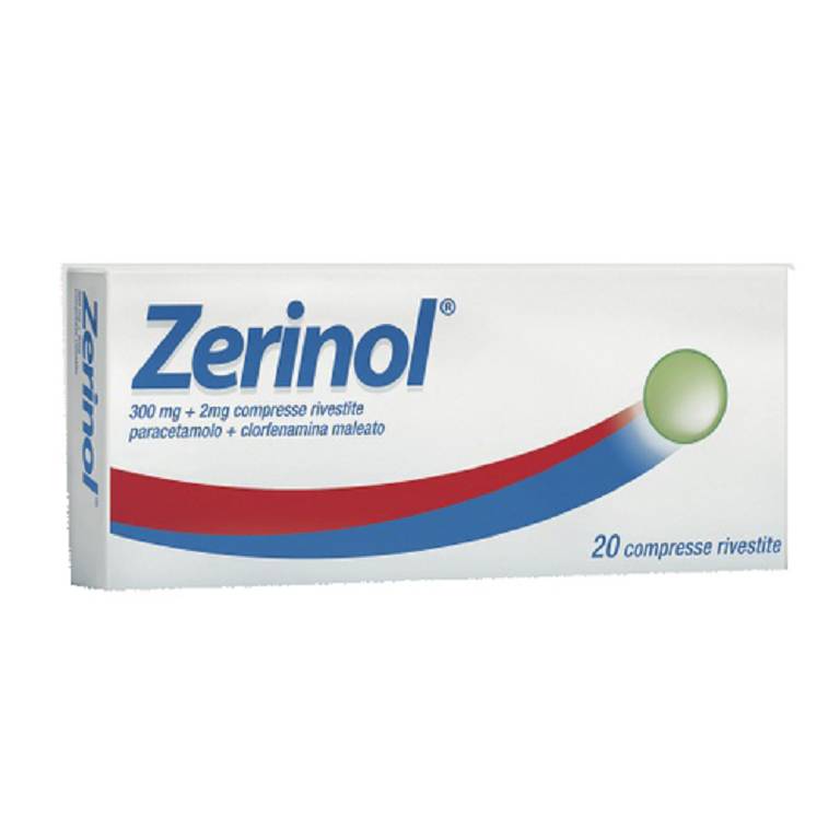 ZERINOL*20CPR RIV 300MG+2MG